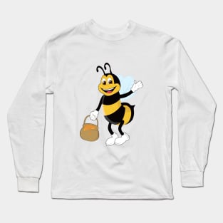 Happy Bee for kids Long Sleeve T-Shirt